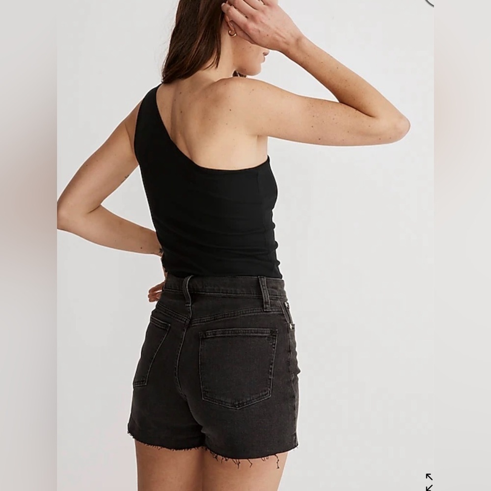 Madewell | High Rise |‎ Denim | Shorts | Black | 24 - Picture 2 of 6